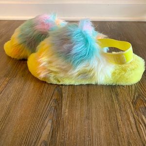 Ugg Oh Yeah Rainbow Tie Dye Multi Slippers